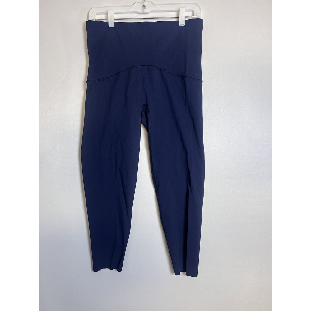 Spanx Women's  Blue High Rise Capri Leggings Compression Shapewear Size XL